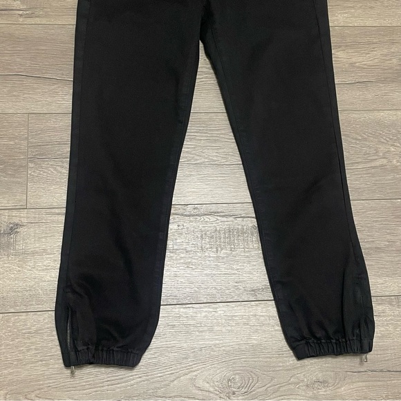 PAIGE Women's Mayslie Jogger Black Zip Ankle Pants Y2K Trendy Sz 28 - Picture 6 of 11